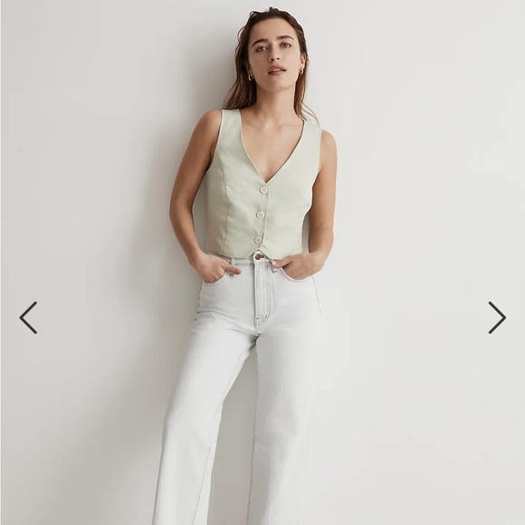 Madewell Jackets & Blazers - Madewell Katrina Crop Vest Top, Size 6